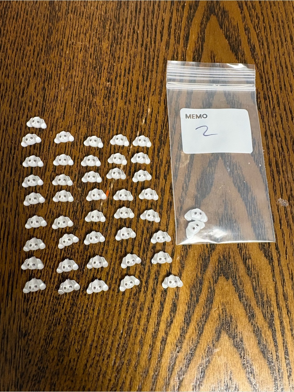 YEOSANG HETmongi Set of 43 Nail Art Resin Charms Mini Aniteez Ateez